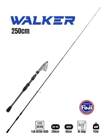 Fujin Walker 250cm 10-30gr Teleskopik Spin Kamışı