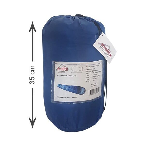 Evolite Alfa Pro Uyku Tulumu Mavi XY-154