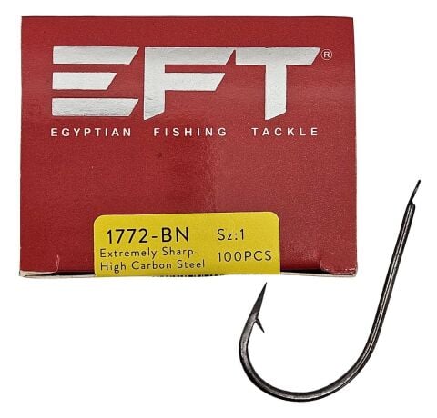 EFT 1772 Kısa Pala Black Nikel İğne 100 Adet
