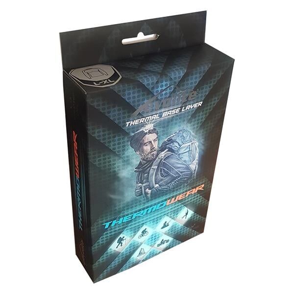 Evolite Thermowear Bay Termal Üst İçlik S-M Siyah-Gri E-3025