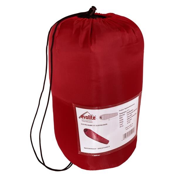 Evolite Alfa Pro Uyku Tulumu Kırmızı XY-154-K