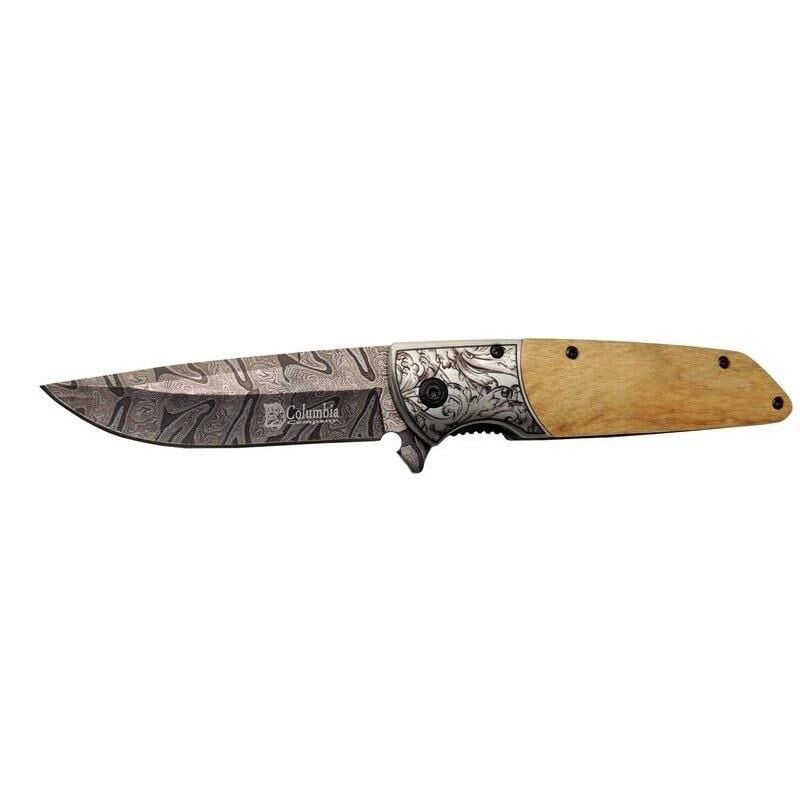 Columbia A-2150-C Desenli Ahşap Çakı 21 Cm