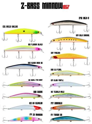 Fujin Z-Bass Minnow 125F 21gr Maket Balık