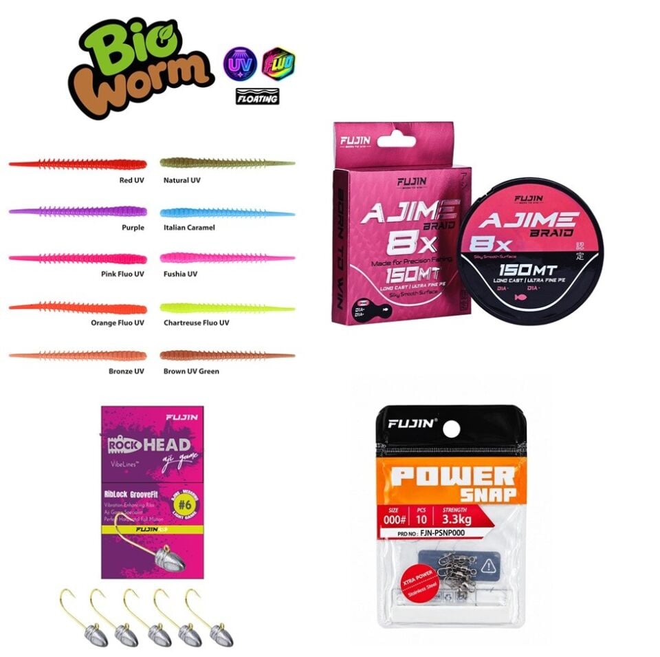 Fujin Dragon 1000s Black Swan 175 Cm 02-3 Gr Aji Lrf Olta Takımı Seti
