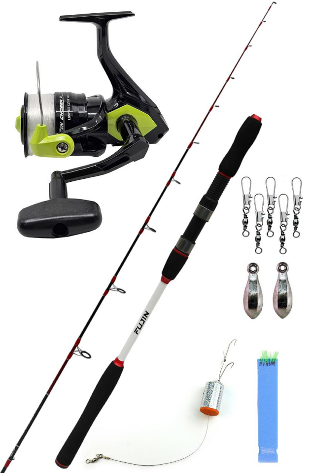 Okuma Fin Chaser X FNX-60 Fujin DeepKing 40-140 Gr Bot Tekne Olta Takımı Seti
