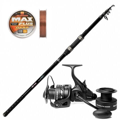 Bauer FS Elite 6000 CLK Tele Carp 360 Cm 3,5LB Sazan Olta TakımıSeti