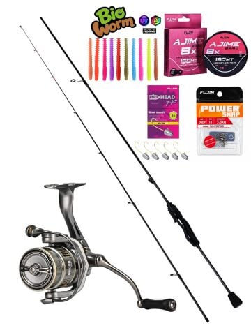 Fujin Dragon 2000s Black Swan 205cm 04-5 Gr Aji Lrf Olta Takımı Seti