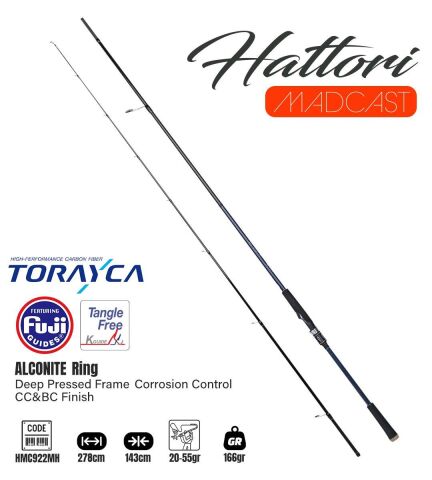 Fujin Madcast 278cm 20-55gr Spin Kamışı