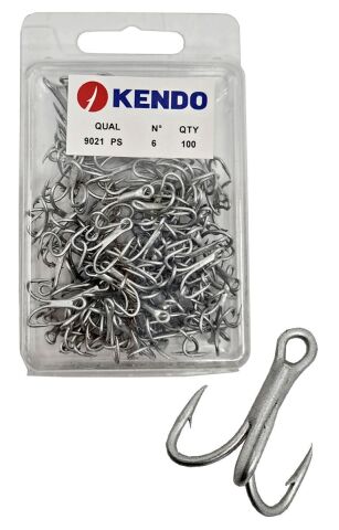 Kendo 9021 PS Faultless Treble 100 Adet 3 lü Çarpma İğnesi