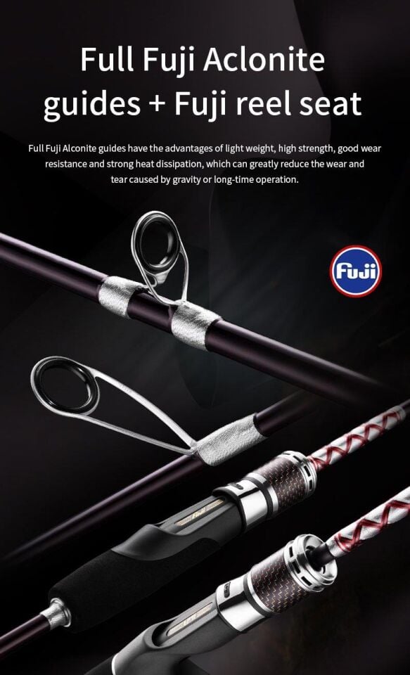 Ecooda Haiz Solid 185cm 200-300g Slow Jigging Kamışı