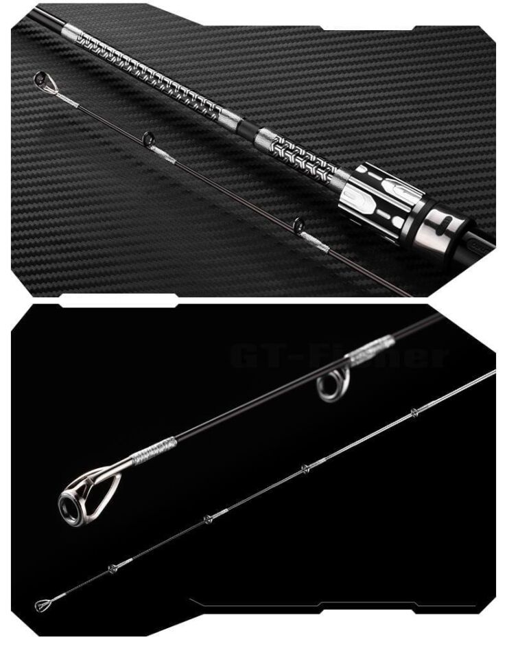 Ecooda GT-Fisher Steel Cable 193cm 150-350 Slow Jigging Kamışı