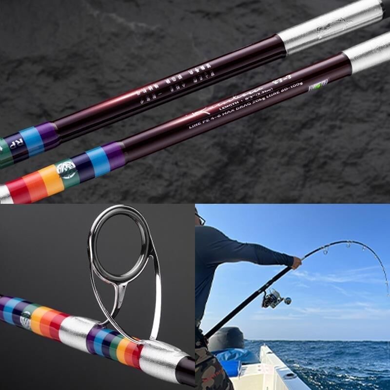 Ecooda GT-Fisher Rainbow 83 251cm 60-100g Popping Kamışı
