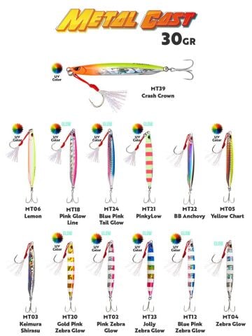 Fujin Metal Cast 30gr Shore Jig Metal Yem