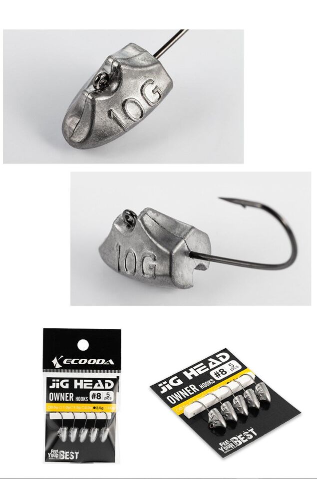 Ecooda Triangular Jighead Owner Hook