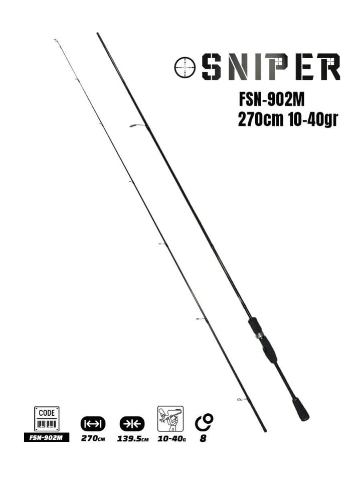 Fujin Sniper 270cm 10-40gr Spin Olta Kamışı