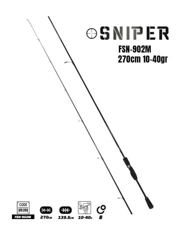 Fujin Sniper 270cm 10-40gr Spin Olta Kamışı