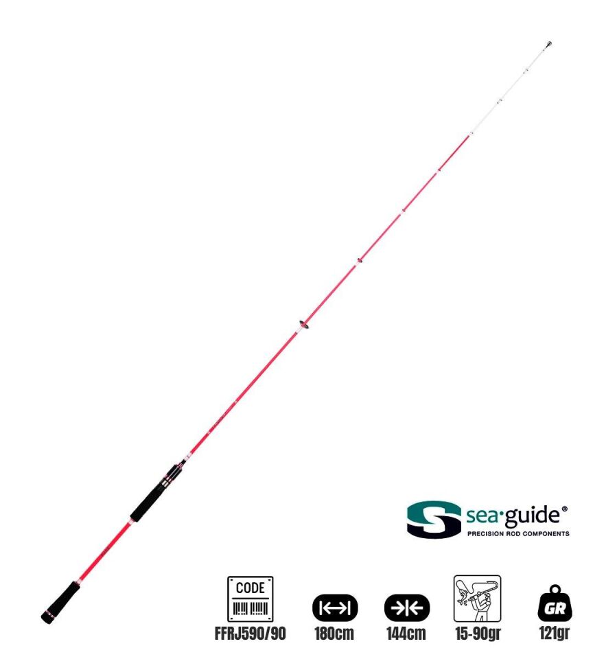 Fujin Freyja Light Jigging 180cm 15-90gr Jig Kamış