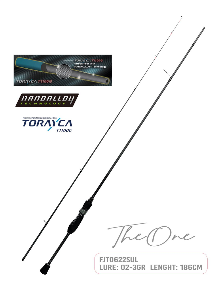Fujin Fujin TheOne 186cm 02-3gr LRF Kamışı 622SUL