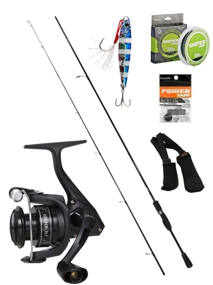 Okuma Revenger A RV-4000A Fujin Sniper 270 Cm Spin Olta Takımı Seti