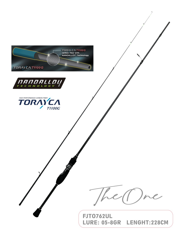Fujin TheOne 228cm 05-8gr LRF Kamışı