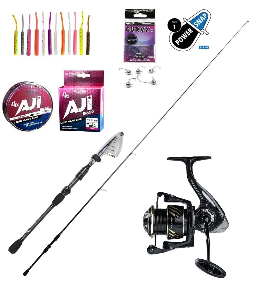 Fujin Walker 240 Cm 3-15 Gr Sniper 2000 Aji Light Spin Olta Seti