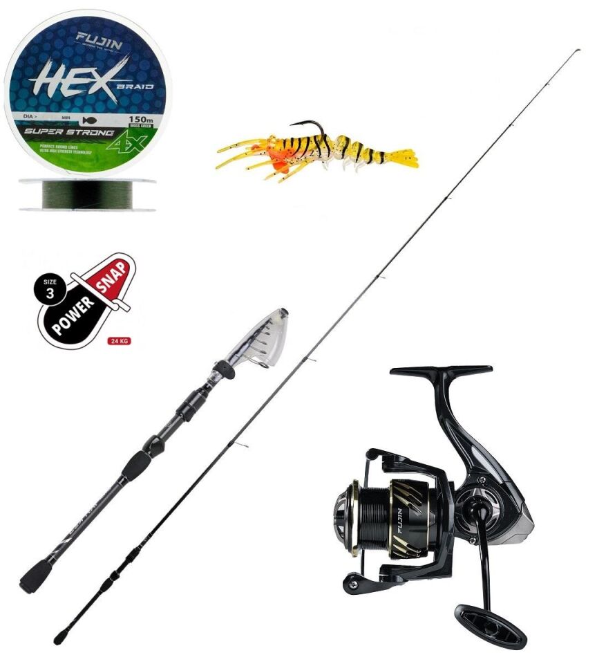 Fujin Walker 275Cm 5-20Gr Sniper 4000 Tele Spin Olta Takımı Seti