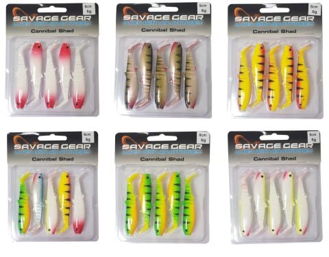 Savage gear Cannibal 8cm 5 Adet Sahte Balık