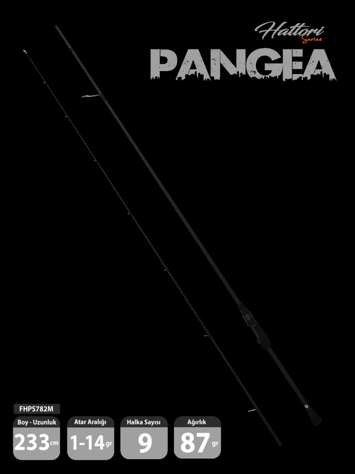 Fujin Hattori Pangea 233cm 1-14gr LRF Kamışı 782M