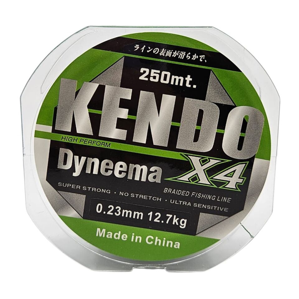 Kendo Dynema 4 Örgü 250Mt (Green)
