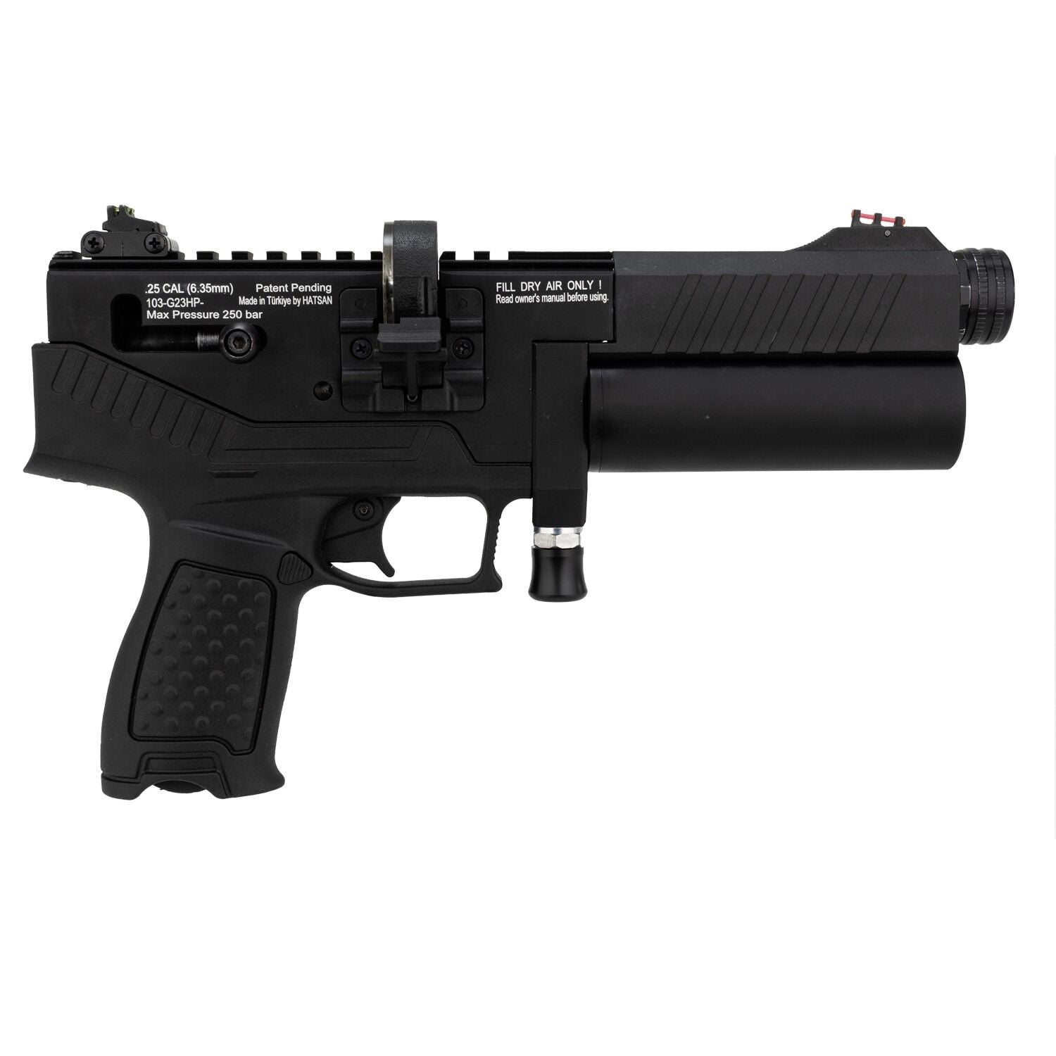 Hatsan Velox 5.5 mm Siyah PCP Havalı Tabanca
