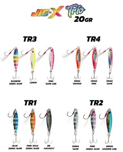 Fujin Jig-X Trio 3lü Micro Jig 20gr