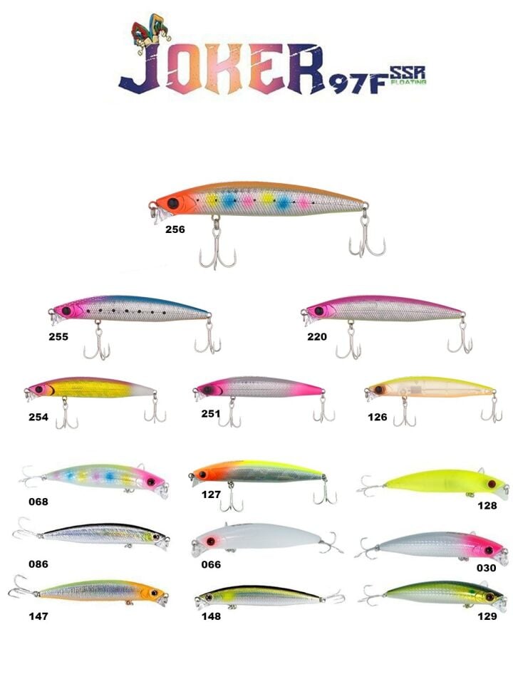 Fujin Joker 97mm 12.6gr SSR Yüzen Maket Balık