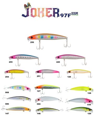 Fujin Joker 97mm 12.6gr SSR Yüzen Maket Balık