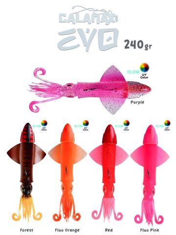 Fujin Calamax EVO 240gr Combo Squid Silikon Yem