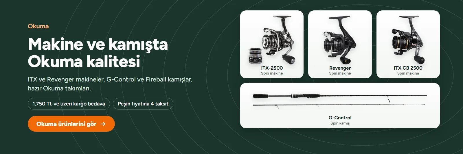 Okuma olta makinesi ve kamışları